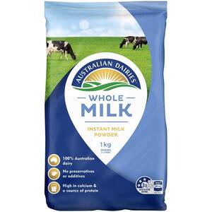 Australian Dairies Whole Milk Instant Milk Powder